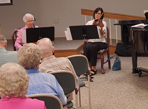 Piano Trio played by Joyce Wubbells, Jean Libbey and Diane Eberhart