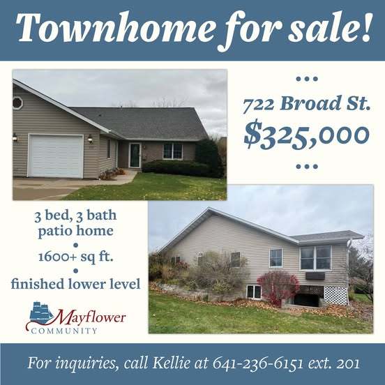 Mayflower Townhome for sale flyer